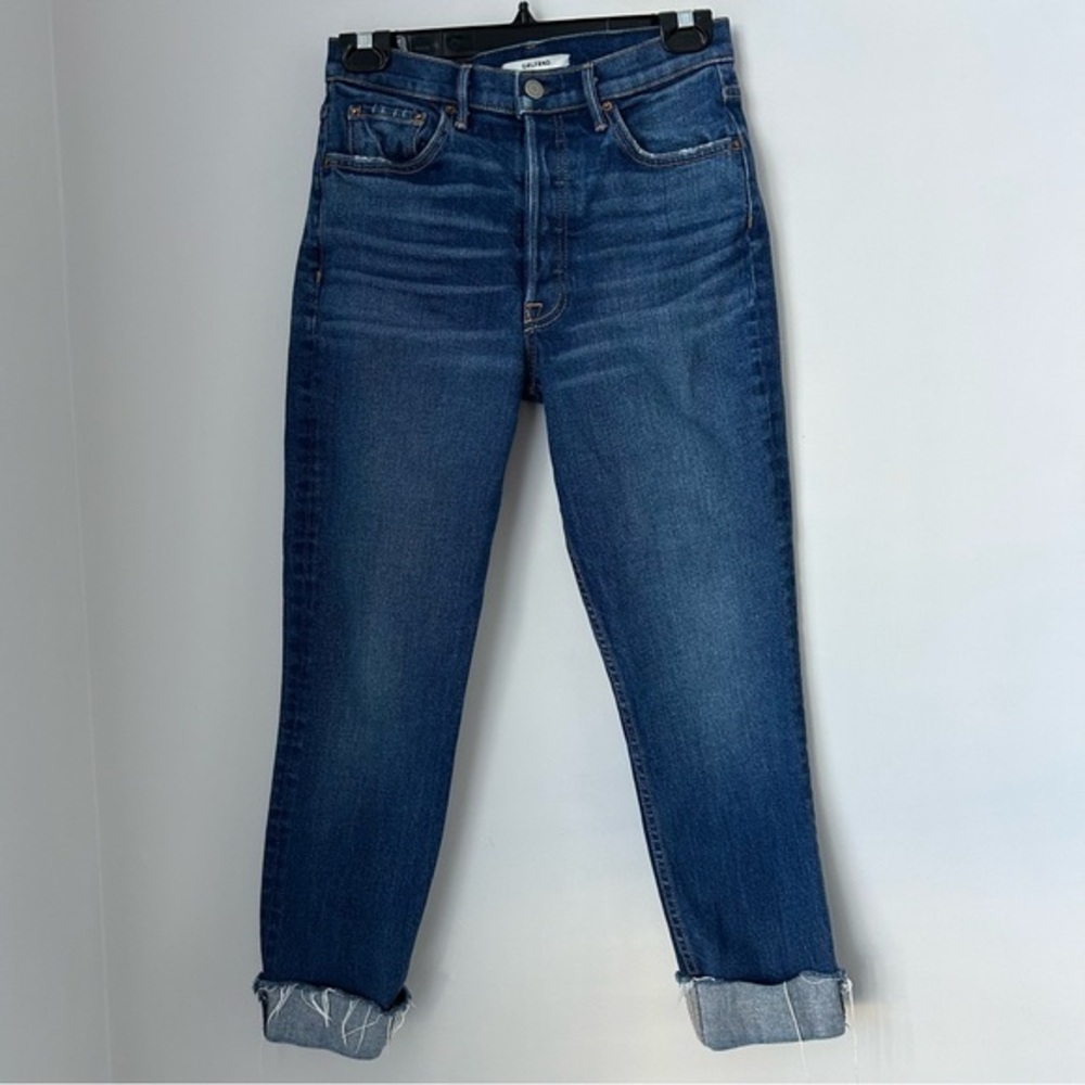 Revolve GRLFRND Karolina High Rise Crop Jeans